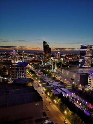 Хостелы The Place Astana Hostel Нур-Султан Двухместный номер эконом-класса с 1 диваном-кроватью-2